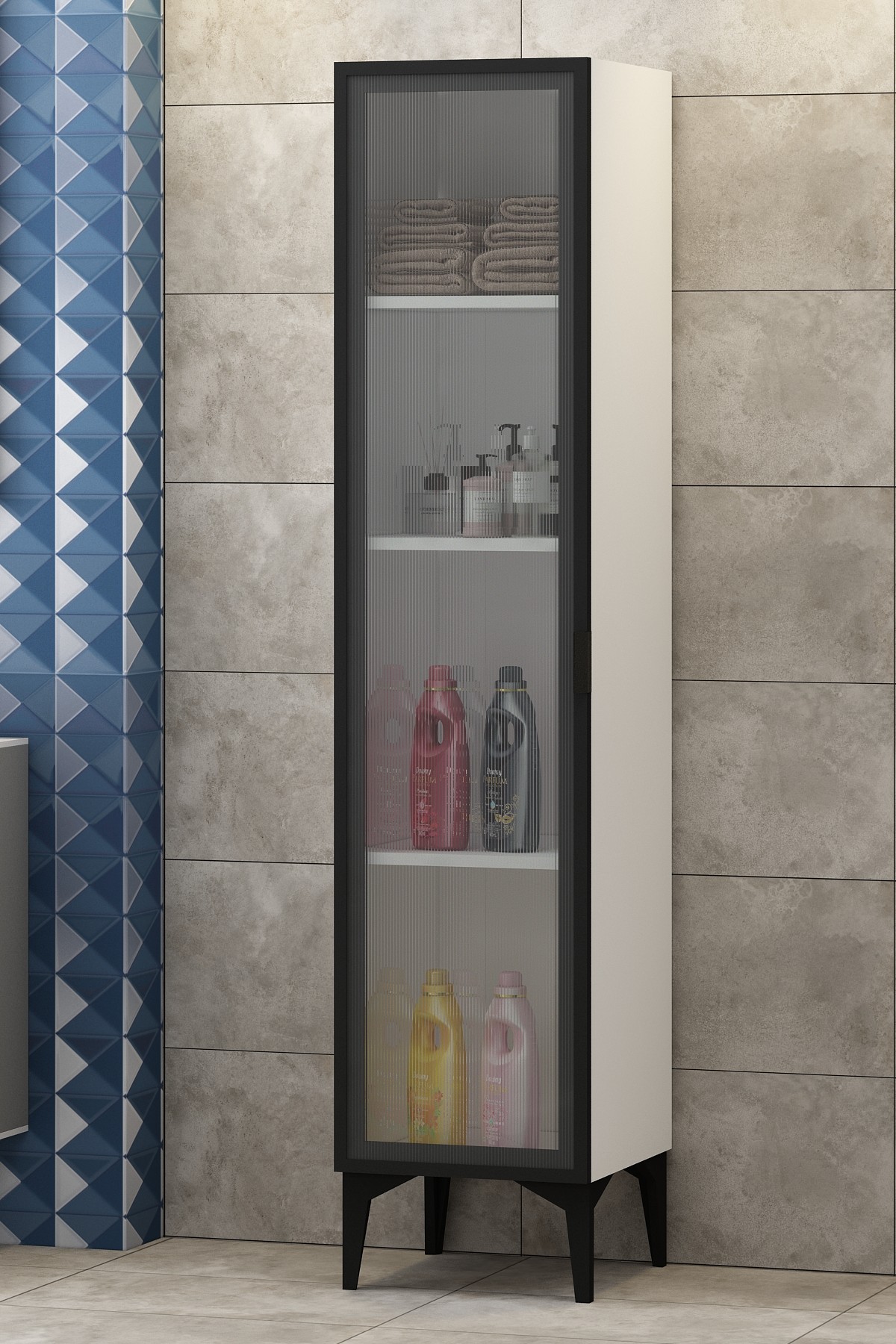 Eny Çerçeve Tek Kapaklı Banyo Dolabı